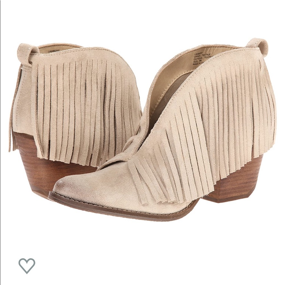 Coconuts by Matisse Women's Ivory Fringed Booties